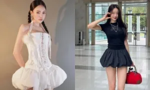 Sao 'ăn gian tuổi' với chân váy đám mây Sao 'ăn gian tuổi' với chân váy đám mây
