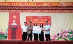 Khởi công thư viện mới cho học sinh Tân Trào Khởi công thư viện mới cho học sinh Tân Trào