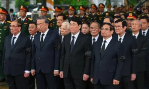 Lãnh đạo Đảng, Nhà nước viếng nguyên Chủ tịch nước Trần Đức Lương Lãnh đạo Đảng, Nhà nước viếng nguyên Chủ tịch nước Trần Đức Lương