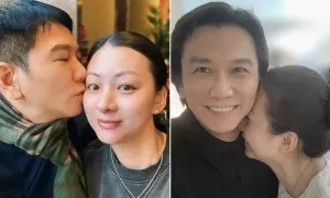 Ôn Triệu Luân hạnh phúc bên người vợ thứ ba Ôn Triệu Luân hạnh phúc bên người vợ thứ ba